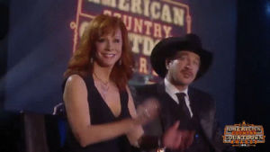 clapping,applause,reba mcentire,accawards