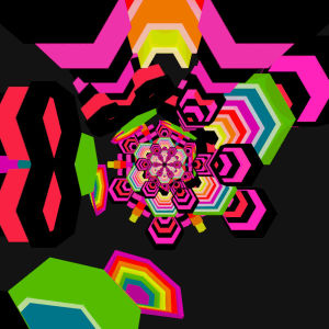 never ending,spiral,infinite,hexagon