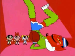 powerpuff girls,exercise,him,working out,trainer,cartoons comics