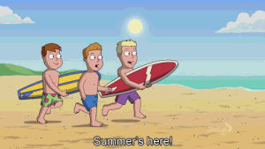 surfing,funny,cartoon,summer,family guy