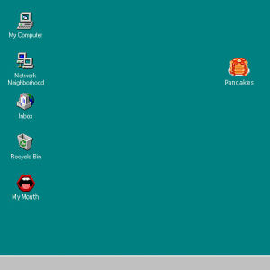 windows 95,animation,food,loop,win,infinite,breakfast,restaurant,drop,dennys,desktop,diner,screencap,solitaire