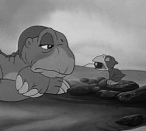 dinosaur,pornnaked,disney,adorable,depression,sadness,movie s,the land before time,land before time,disney movies,littlefoot