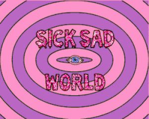 90s,goth,sad,sick,mtv,pink,text,hippie,cartoon,cool,world,color,indie,colors,eye,colorful,grunge,hipster,pule,pale