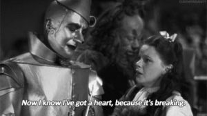 tin man,movie,black and white,film,cute,heart,old,classic,lion,wizard of oz,wizard,oz,dorothy