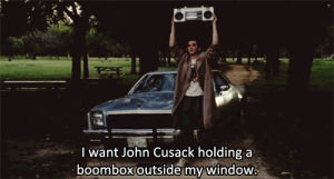 john cusack,love,80s,song,radio,window,easy a,boombox,ngc 3372,80s movie