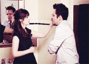 i know theres like a million ets already but i had too many feels not to something,newgirl,new girl,nick x jess
