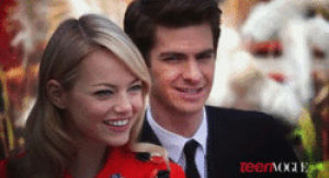 emma stone,andrew garfield,peter parker,gwen stacy,andrew and emma,amazing spiderman