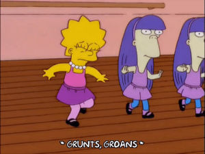 lisa simpson,season 11,episode 20,ouch,surprised,oops,11x20,clumsy,dissapointed,disoriented