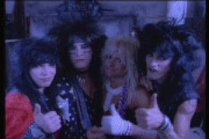 motley crue,agree,thumbs up,approve,nice,following,good job,you got this,sounds good,a ok,a okay
