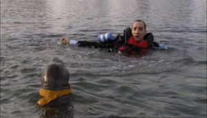 arrested development,seal,water,scared,swimming,screaming,tony hale,buster bluth