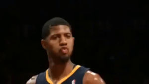 paul george,puckered lips,basketball,nba,swag,swagger,feeling myself,indiana pacers,feeling good,kissy face,pucker up,feeling himself