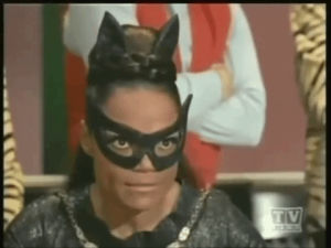 eartha kitt,tv show,tv,vintage,batman,60s,1960s,catwoman,decades