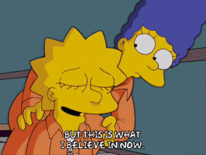 marge simpson,lisa simpson,episode 21,season 15,tired,exhausted,15x21,comforting,giving up