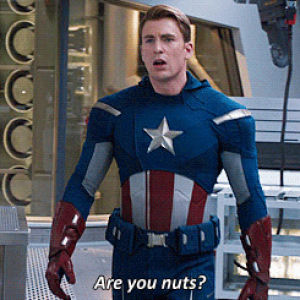 crazy,captain america,nuts,are you nuts
