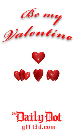 happy valentines day,the daily dot,valentine,heart,g1ft3d