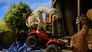 shaun the sheep,farmers llamas,animation,llama,aardman,shaunthesheep,see saw