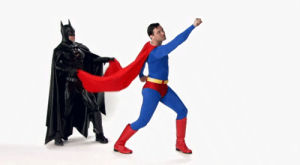 superman,batman,footage