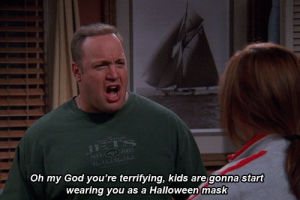 halloween,scary,drinking,boys,king of queens,frighten