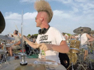drummer,drums,music,music video,what,1000,foo fighters,learn to fly,i want it,music love,puck control
