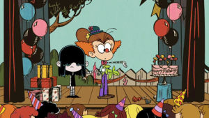 the loud house,carnival,funny,reaction,fail,party,crazy,scared,nickelodeon,celebration,cartoons,prank,surprise,popular,clown,circus,tricks
