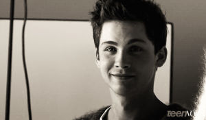 boy,percy jackson,tv,movies,happy,cute,television,black and white,smile,celebrities,sweet,actor,films,handsome,logan lerman,conversation,live in bucharest 1993