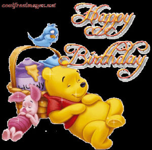 happy birthday,winnie the pooh,comments,honey,transparent,graphics,birthday,message