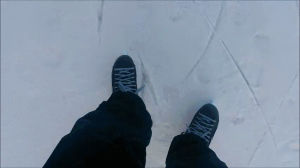 winter,ice skating,frozen sidewalk