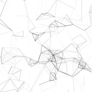 design,black and white,network,perfect loop,shapes,artists on tumblr,processing,fog,pizza,generative,polygons