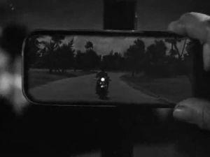 motorcycle,rearview mirror,driving,alfred hitchcock,notorious