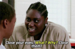 orange is the new black,oitnb,danielle brooks,samira wiley,poussey washington,oitnb spoilers,taystee jefferson,lets pretend they kiss and everything is alright after that