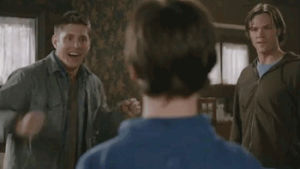 supernatural,excited,fitness,dean winchester,jensen ackles,sam winchester,fitspo,freaking out