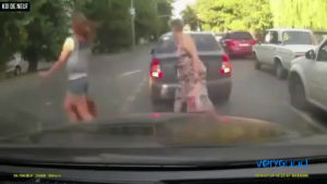 girl,car,police,hit