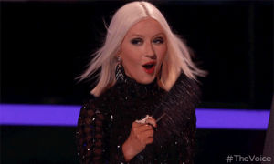 excited,christina aguilera,the voice,exciting,fan,legendtina