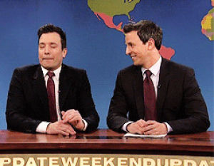 snl,saturday night live,jimmy fallon,seth meyers,weekend update,fave,by tal,i aint even tired bro