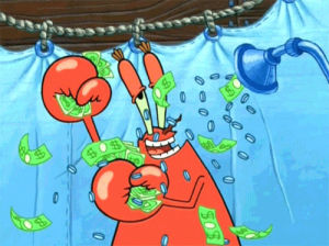 money,spongebob