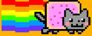 nyan cat,meme,rainbow,nyan,pop tart