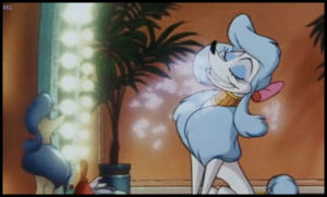 fabulous,georgette,oliver and company,disney,80s,heart,make up