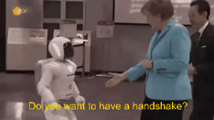 merkel,trump,robot,handshake,chancellor