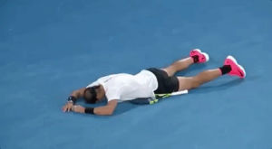 rafa nadal,tennis,rafael nadal,nadal,nap,australian open,vamos rafa,laying down,aussie open,australian open 2017,lay down,taking a nap,just let me nap
