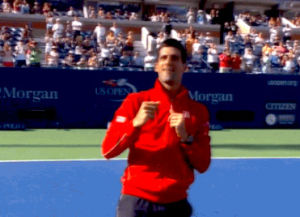 celebration,tennis,the joker,novak djokovic,djoker,snuggling intensifies