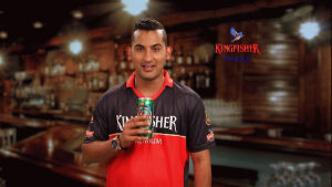 wow,happiness,cheers,cricket,ipl,kingfisher,satisfied,inflated glove