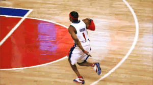 allen iverson,iverson,basketball,nba,johnny galecki,assist,behind the back