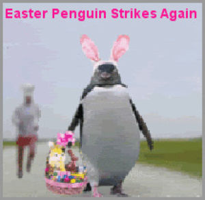 happy easter,easter,easter penguin