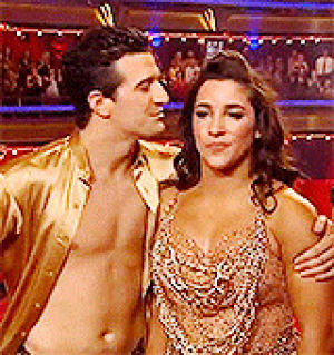 mark ballas,aly raisman,raisnball,this is like a valentines day treat yay,dont even judge me i couldnt help it,if you dont like at least their friendship dont look at me