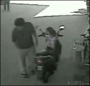 moped,girl,fail,escape,scooter,parenting,joy ride