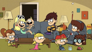 the loud house,loud house,funny,animation,lol,cartoon,nickelodeon,makeup,haha,nick,paint,lucy,perfume,smell,transform,back in black,wipe off,dontbehatin,duck i meant fuck,clean up