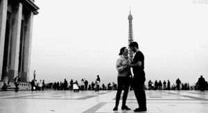 eiffel tower,love,dance,kiss,summer,paris,holiday,france