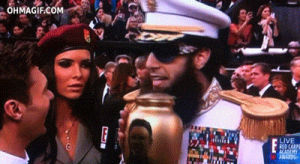 the dictator,funny,movies,academy awards,red carpet,sacha baron cohen,ashes,tongue