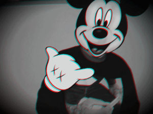 black and white,dope,micky mouse