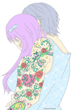 Pastel goth tumblr anime